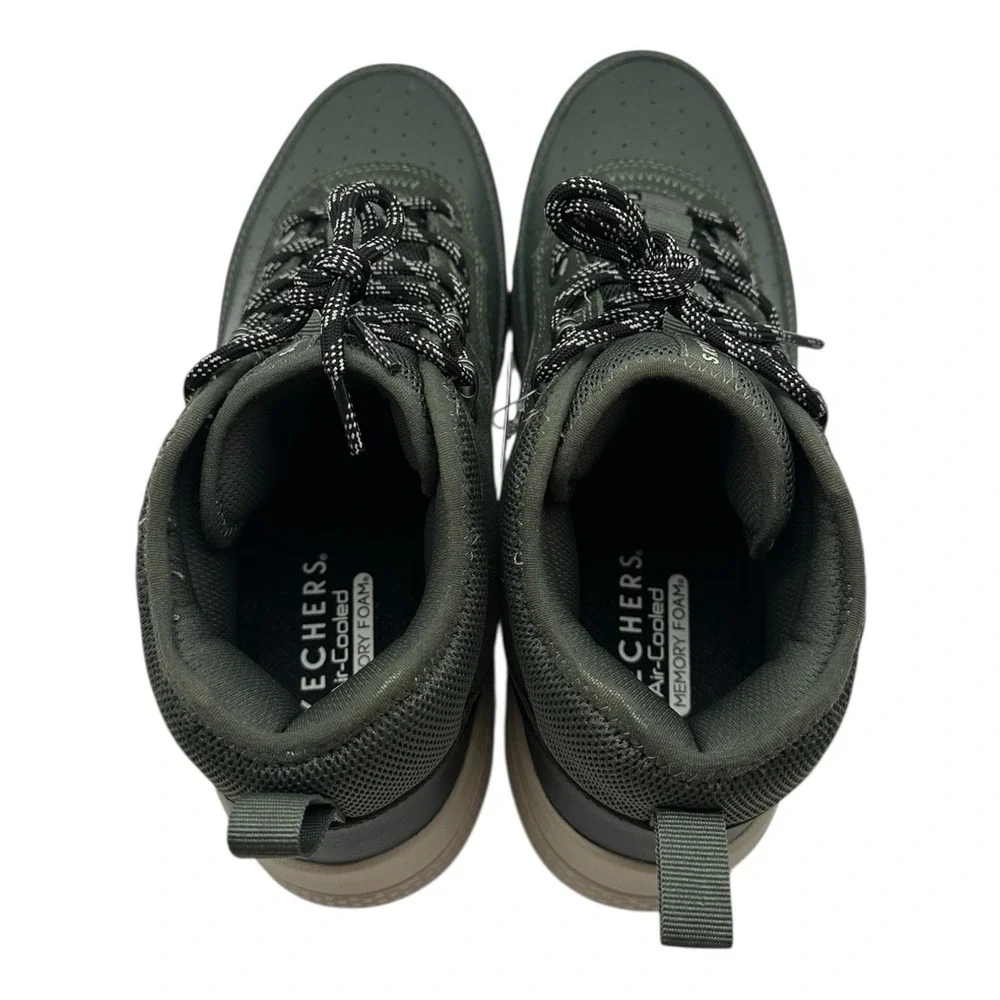 Skechers Uno Rugged Adventure‎ Air Skech Boots Mens Sz 10 Green Suede Shoes NWT